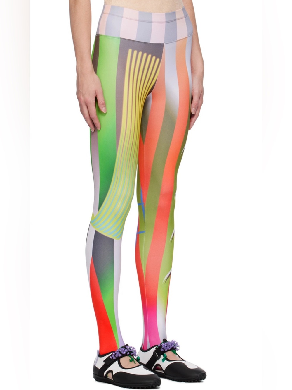 Chopova Lowena Multicolor Filzmoos Graphic Stirrup Leggings